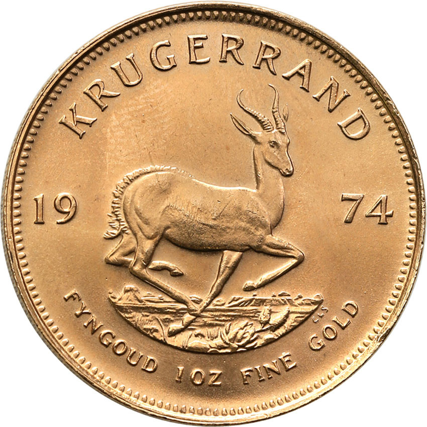 RPA Krugerrand 1974 - 1 uncja czystego złota st.1